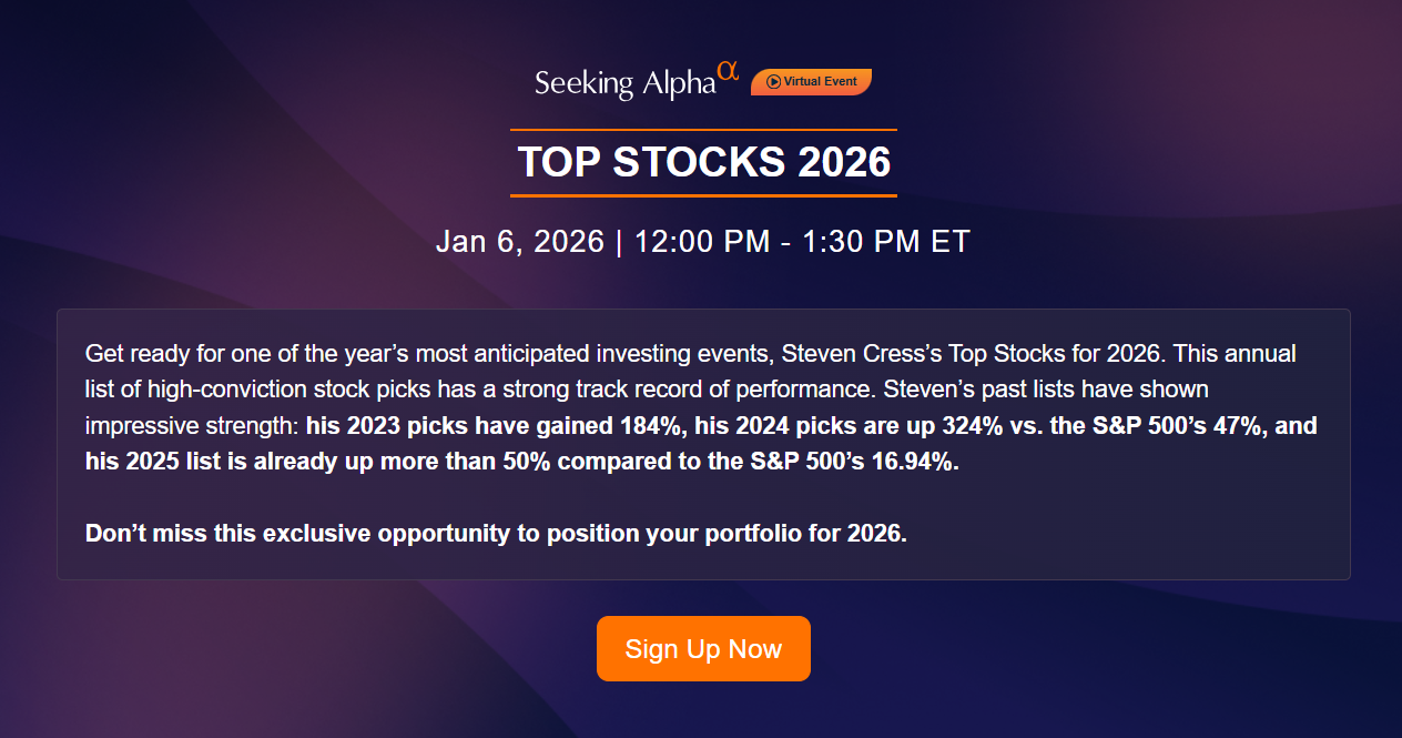 Seeking Alpha Top Stocks 2026